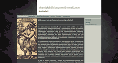 Desktop Screenshot of grimmelshausen.org